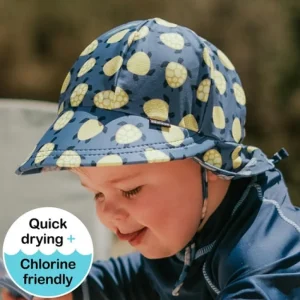 Bedhead Hats Bedhead Kids Swim Legionnaire Hat - Turtle New