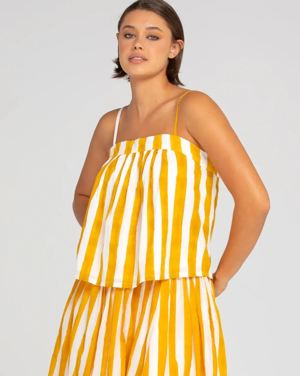 boom_shankar_sami_singlet_0.webp Boom Shankar Sami Singlet - Tropical Stripe Sale