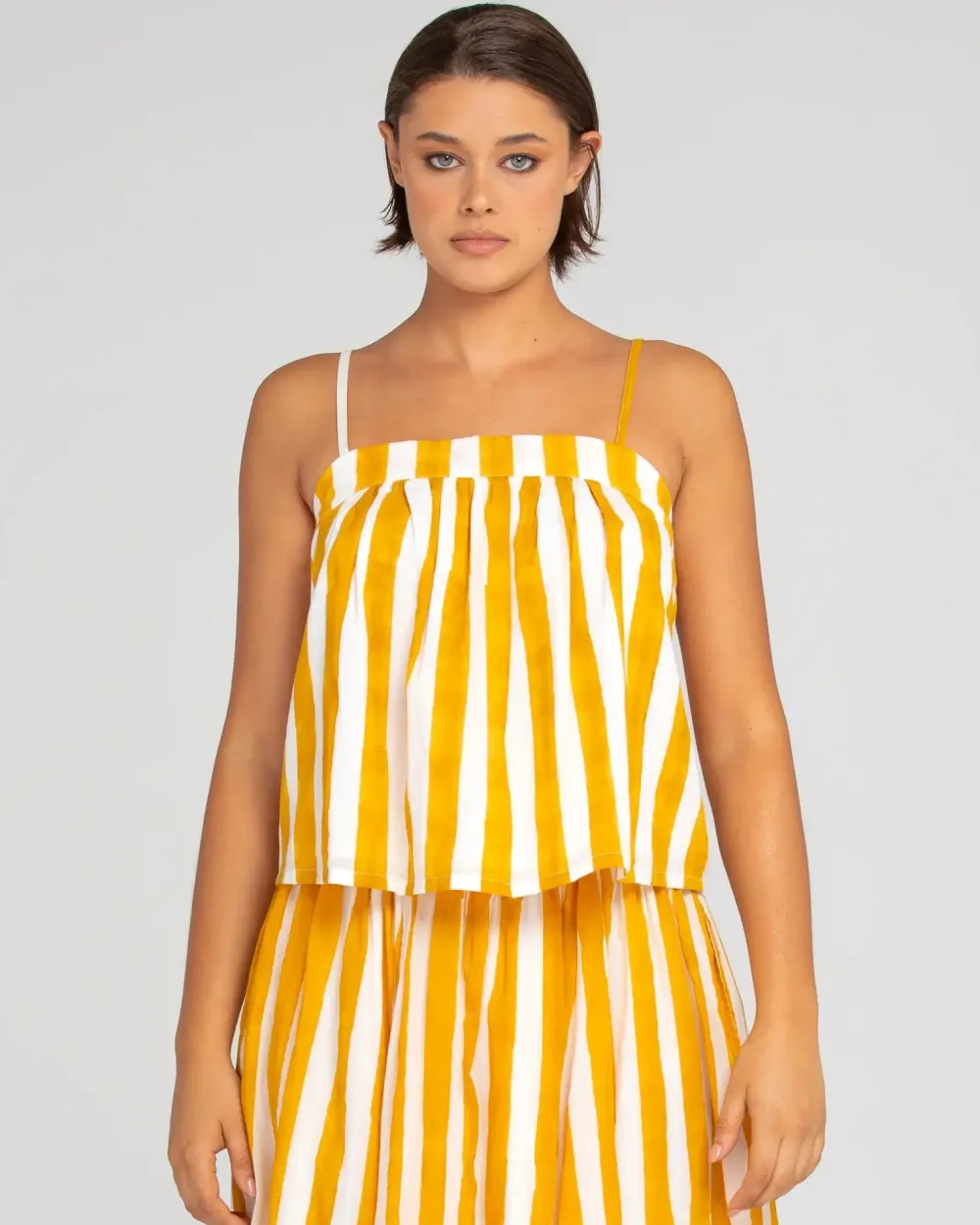 boom_shankar_sami_singlet_1.webp Boom Shankar Sami Singlet - Tropical Stripe Sale