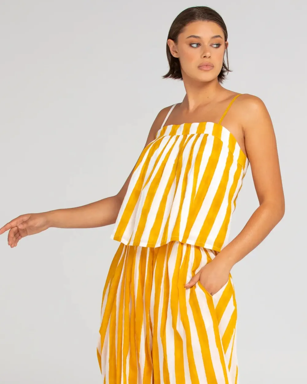 boom_shankar_sami_singlet_3.webp Boom Shankar Sami Singlet - Tropical Stripe Sale