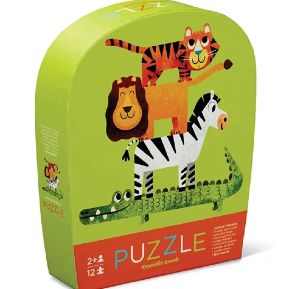 crocodile_creek_mini_puzz_0.webp crocodile creek Mini Puzzle 12pc - Jungle Friends Fashion