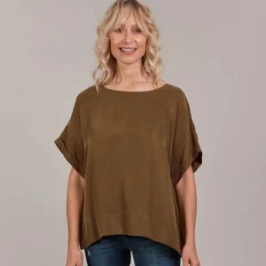Eb&Ive Eb & Ive Eden Relaxed Top -Tobacco Fashion