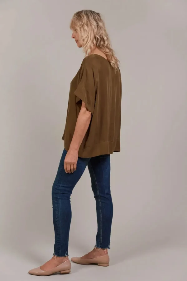 Eb&Ive Eb & Ive Eden Relaxed Top -Tobacco Fashion