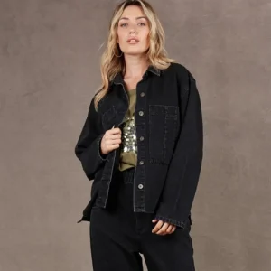 Eb&Ive Eb & Ive Meta Denim Jacket - Carbon New