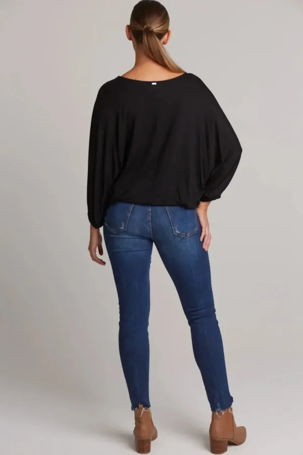 Eb&Ive Eb & Ive Studio Relaxed Top - Ebony Sale