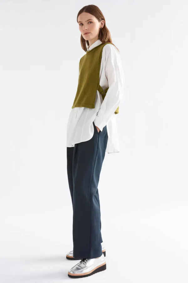 ELK Miraa Knit Vest - Artichoke Sale