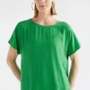 ELK OLYCK TOP - Vine Green Best