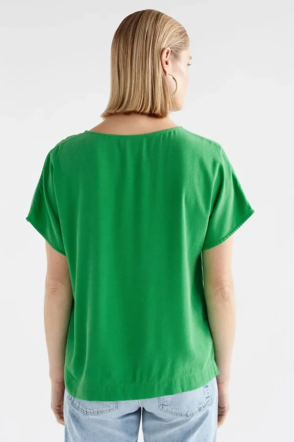 ELK OLYCK TOP - Vine Green Best