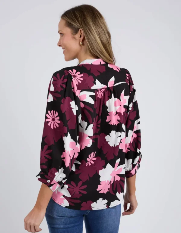 ELM Hadley Floral Top Hot