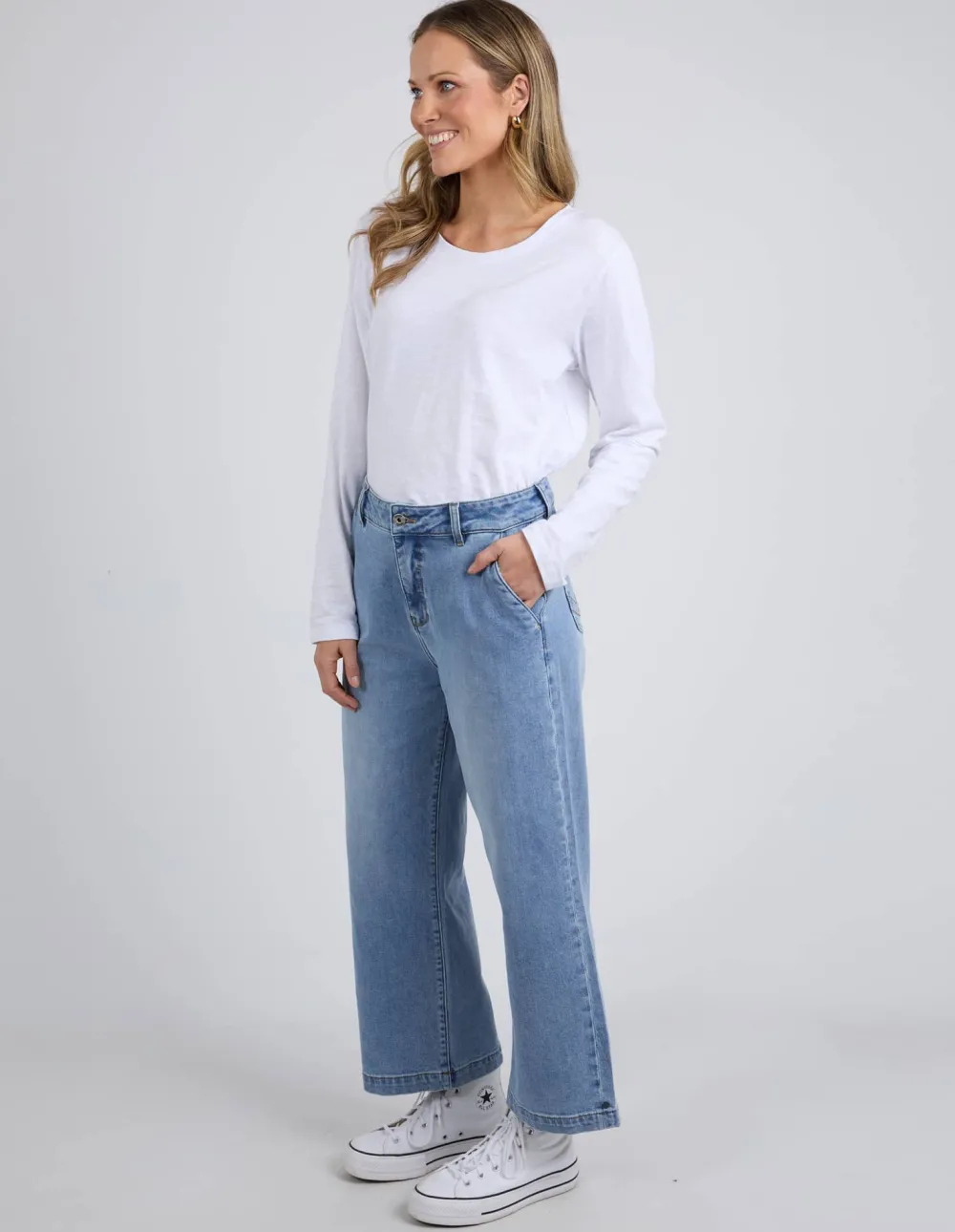 ELM Izzy Wide Leg - Vintage Blue Wash New
