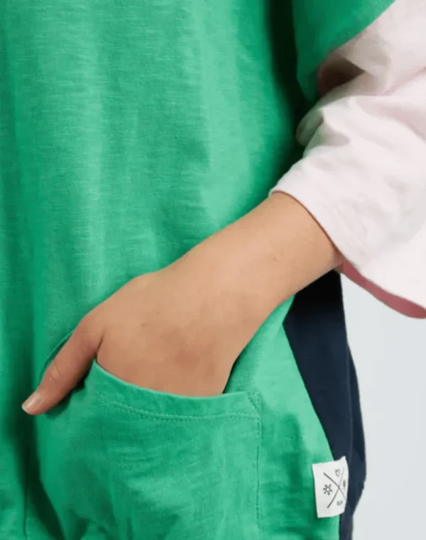ELM MAIZE COLOUR BLOCK SWEAT Sale