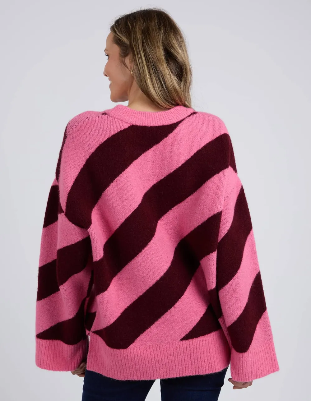 elm_sage_diagonal_stripe__3.webp ELM Sage Diagonal Stripe Knit Discount