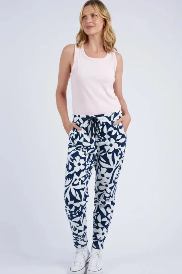 ELM STENCIL FLORAL PANT Discount