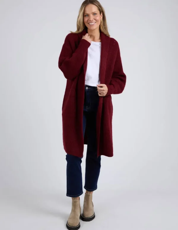 ELM Sylvie Longline Cardi Hot