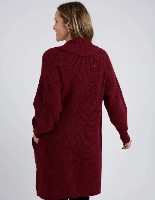 ELM Sylvie Longline Cardi Hot