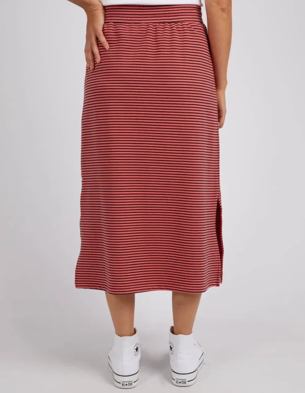 ELM Travel Skirt- Watermelon Stripe Best