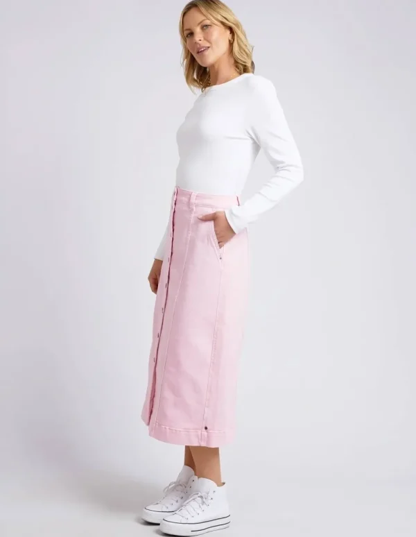 ELM x Janey Forbes Florence Button Thru Skirt Outlet
