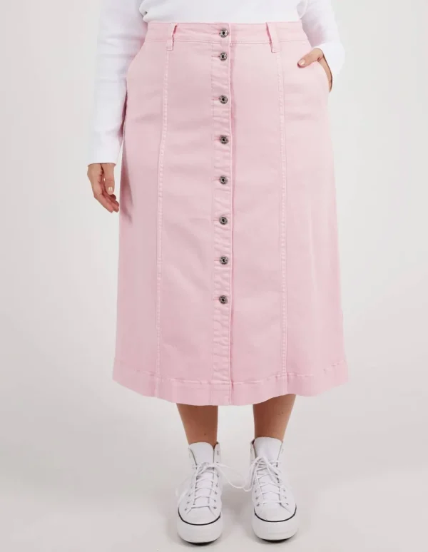 ELM x Janey Forbes Florence Button Thru Skirt Outlet