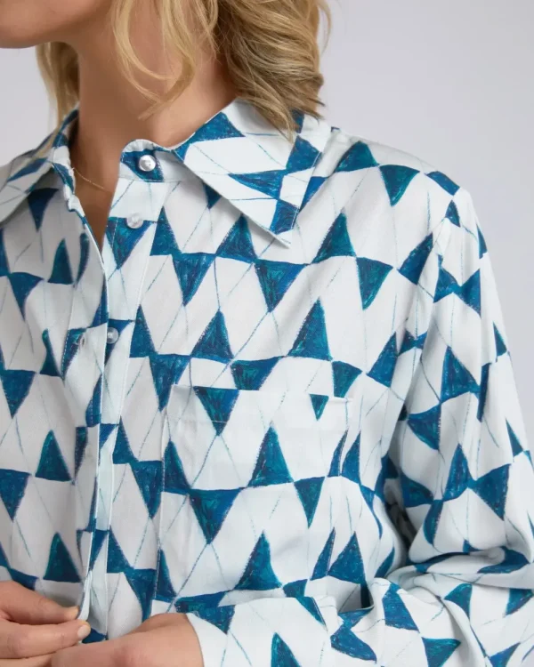 ELM x Janey Forbes Geo Shirt Outlet