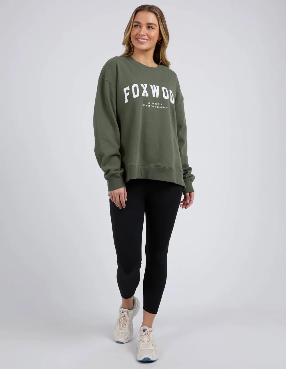 foxwood_interval_crew__kh_2.webp Foxwood Interval Crew - Khaki Clearance