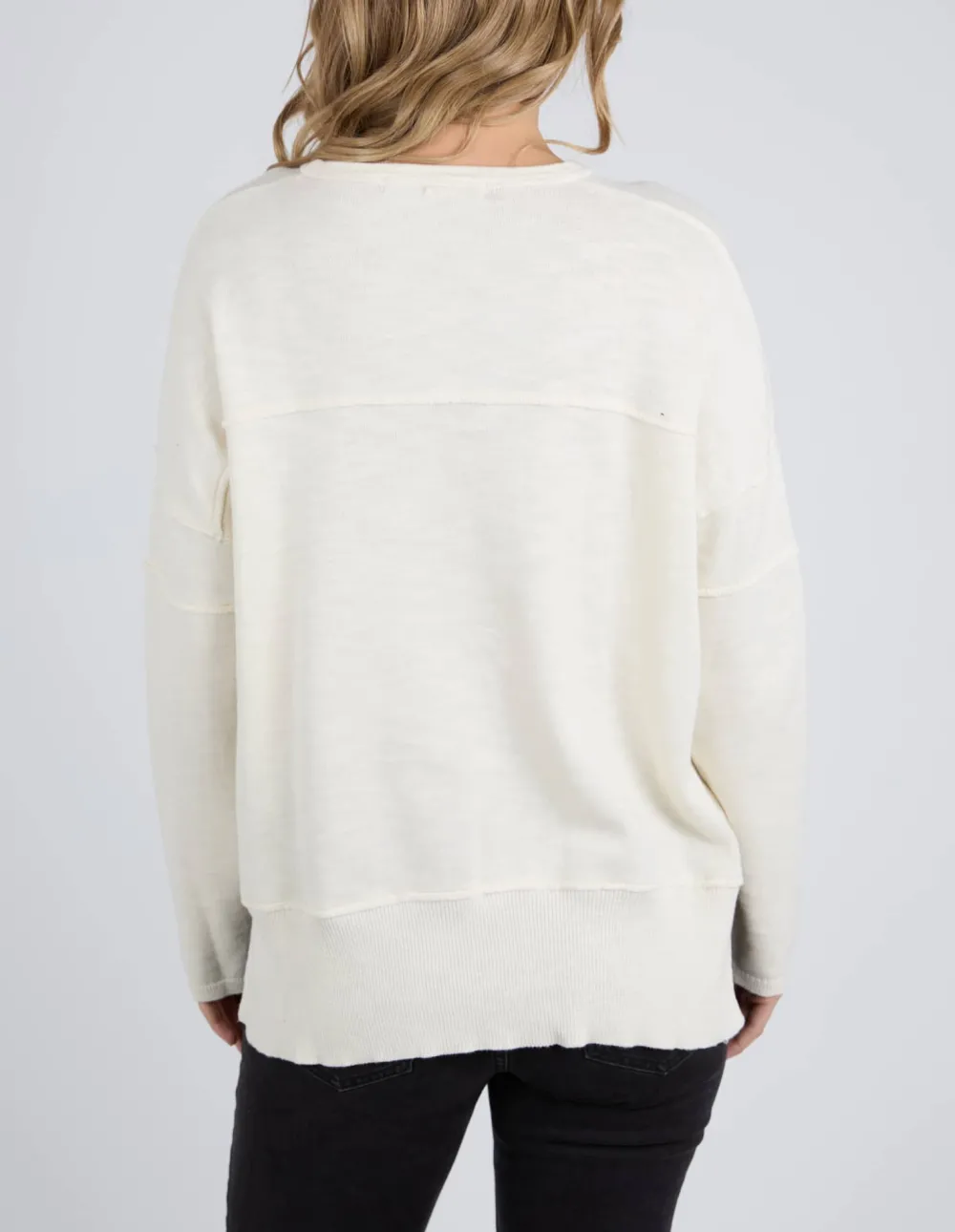 foxwood_jayne_throw_on_kn_3-1.webp Foxwood Jayne Throw On Knit - Vintage White Online