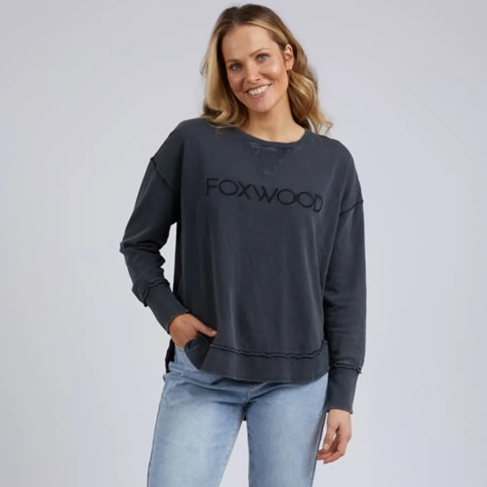 foxwood_simplified_crew___0-2.webp Foxwood Simplified Crew - Washed Black Sale