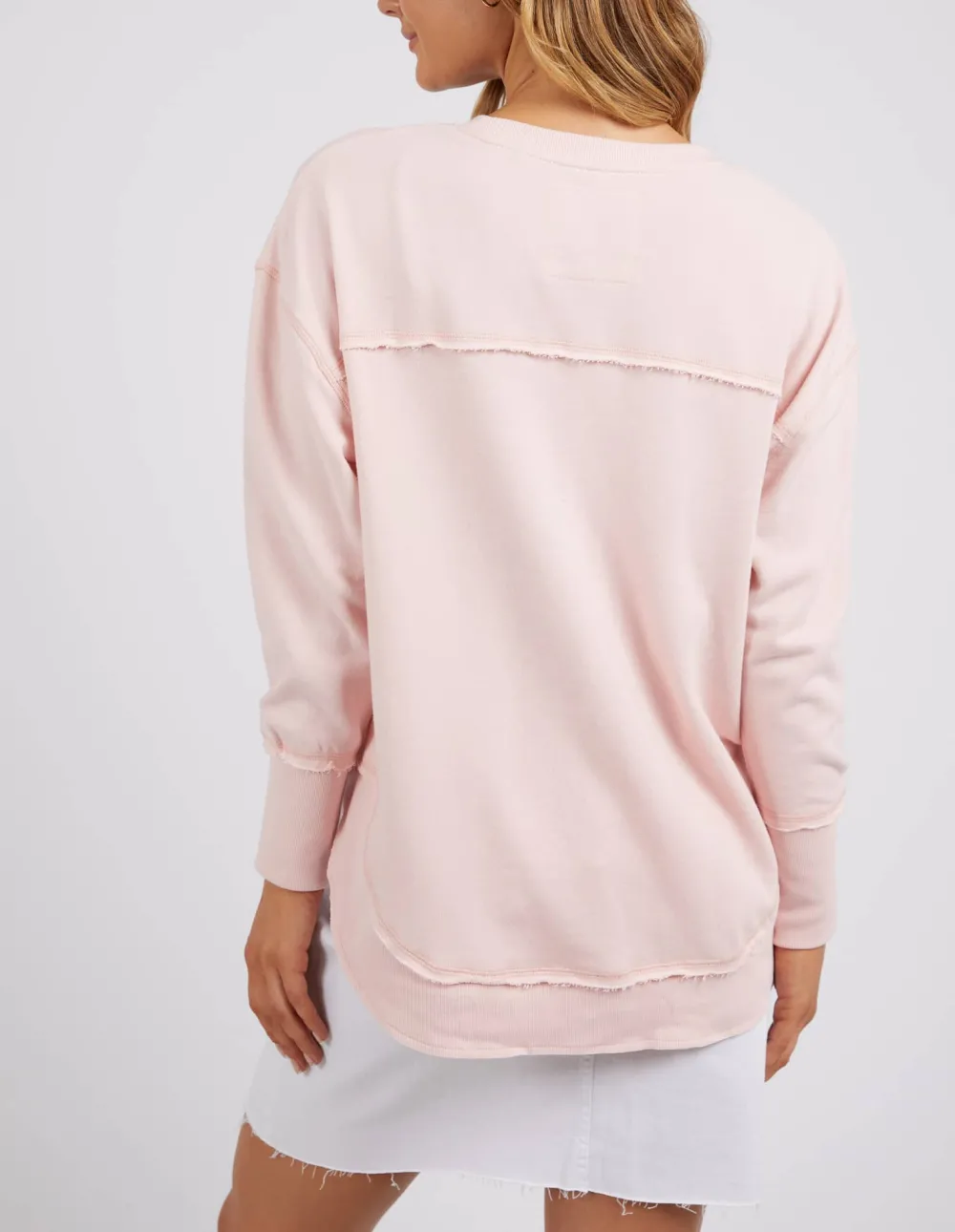 foxwood_simplified_metall_3.webp Foxwood Simplified Metallic Crew- Pink Fashion