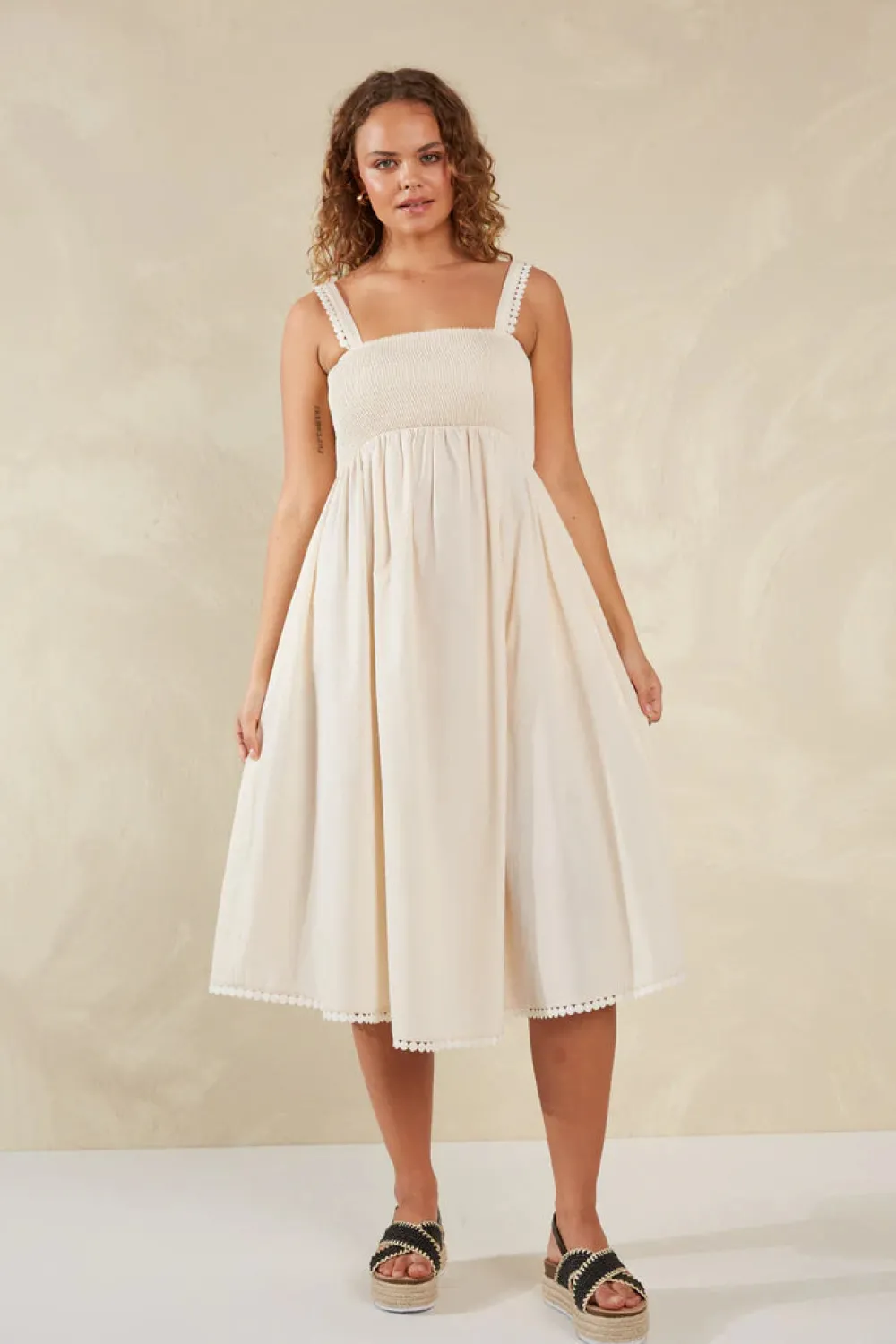 haven_adelfia_shirred_dre_4.webp Haven Adelfia Shirred Dress Hot