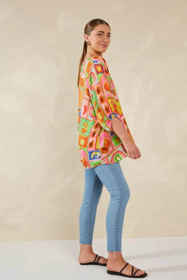 Haven Portofino Relaxed Top - Spritz Hot