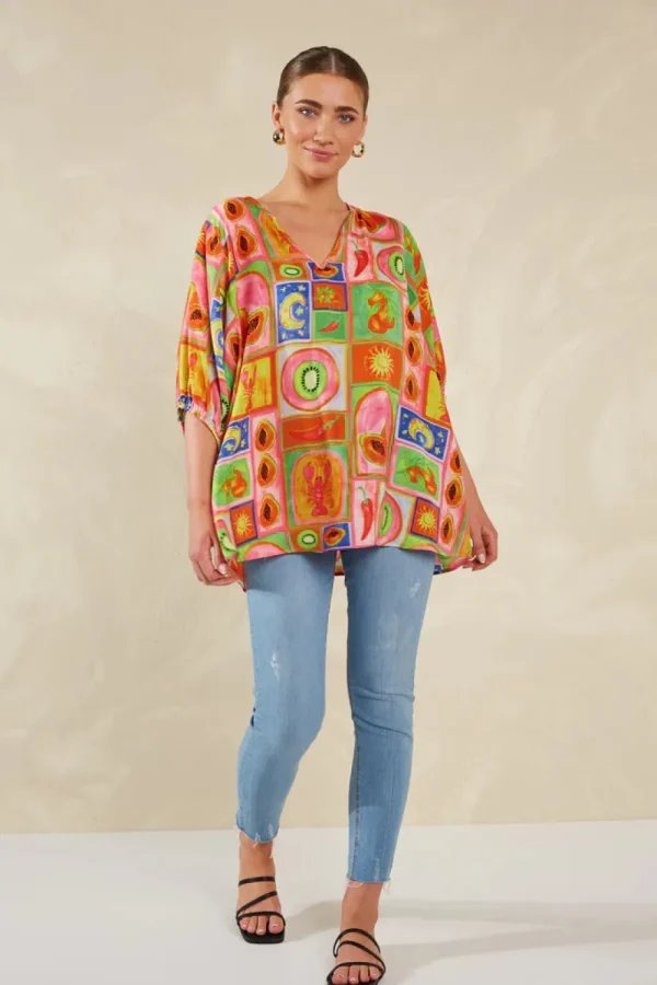 Haven Portofino Relaxed Top - Spritz Hot