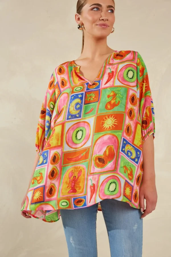 Haven Portofino Relaxed Top - Spritz Hot