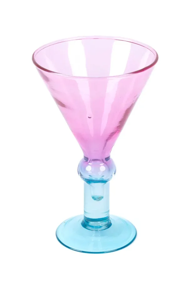 Holiday Dahlia Martini Glass Set 4 Clearance