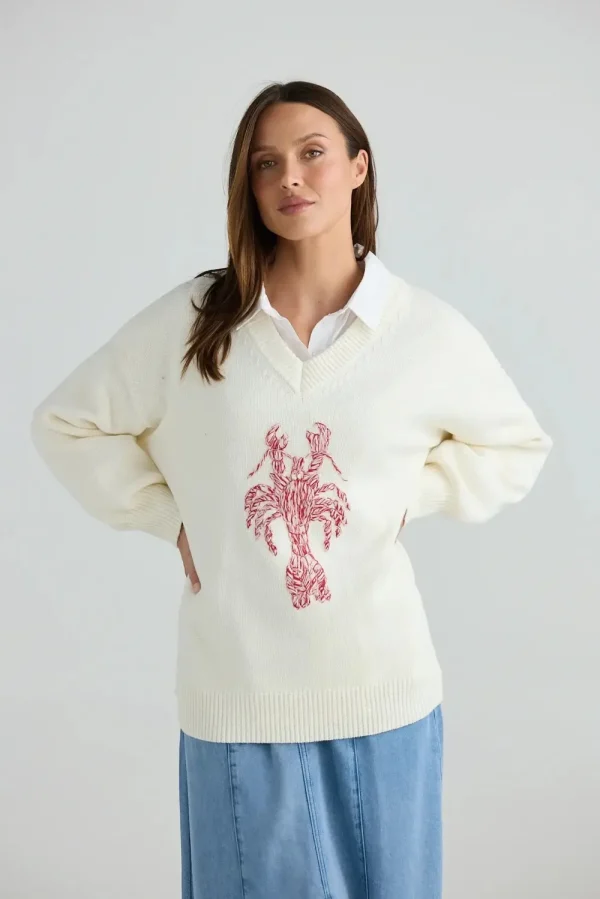 Holiday Kingston Knit - Cream Clearance