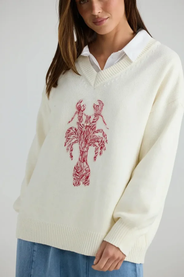 Holiday Kingston Knit - Cream Clearance