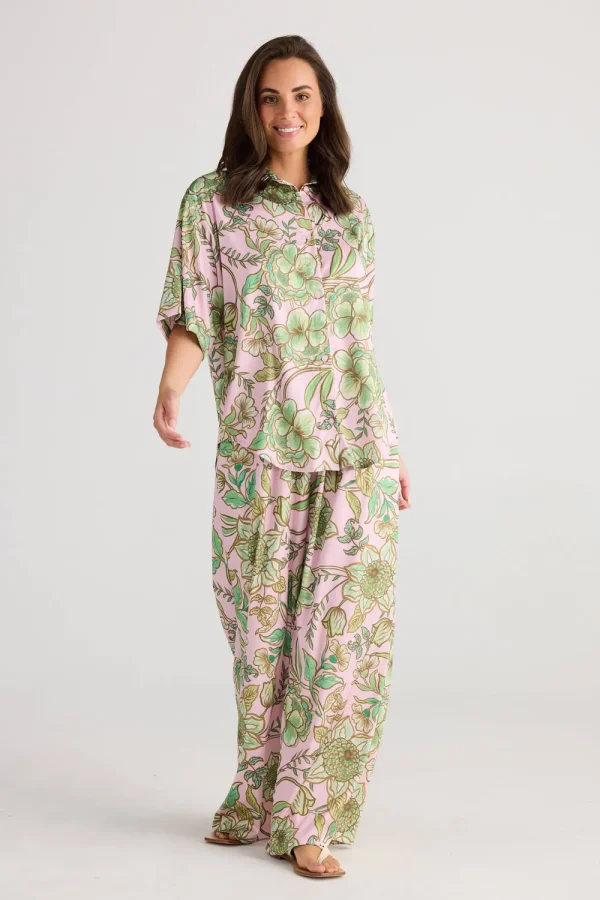 Holiday Playa Pants - Columbian Floral Clearance