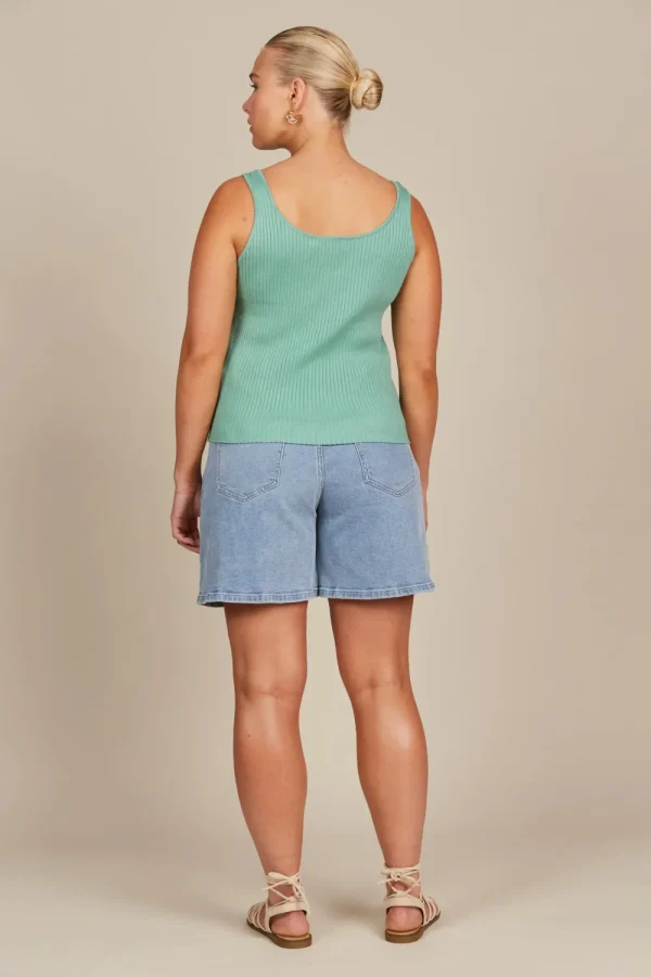 Isle Of Mine Adele Tank - Seafoam Online