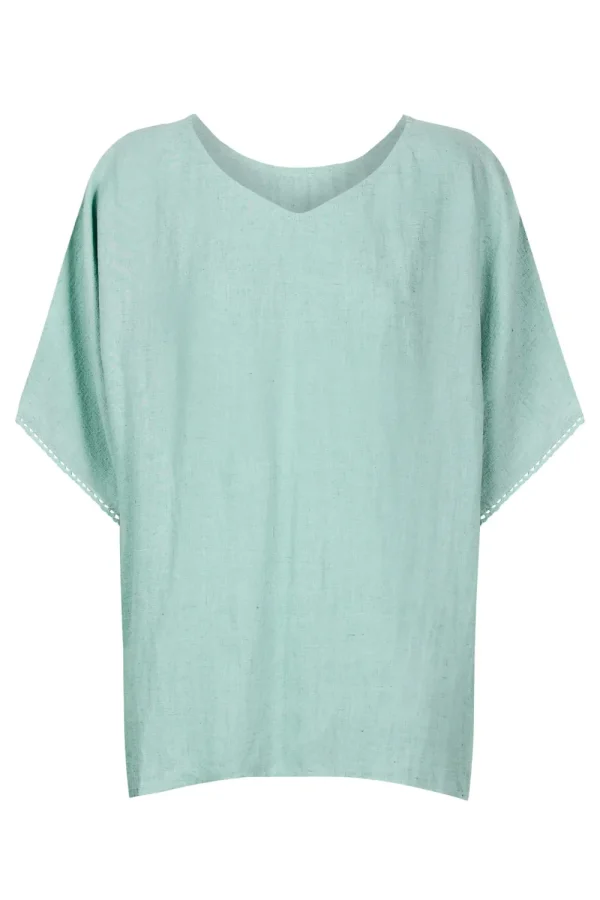 Isle Of Mine Amelie Relaxed Top - Seafoam Clearance