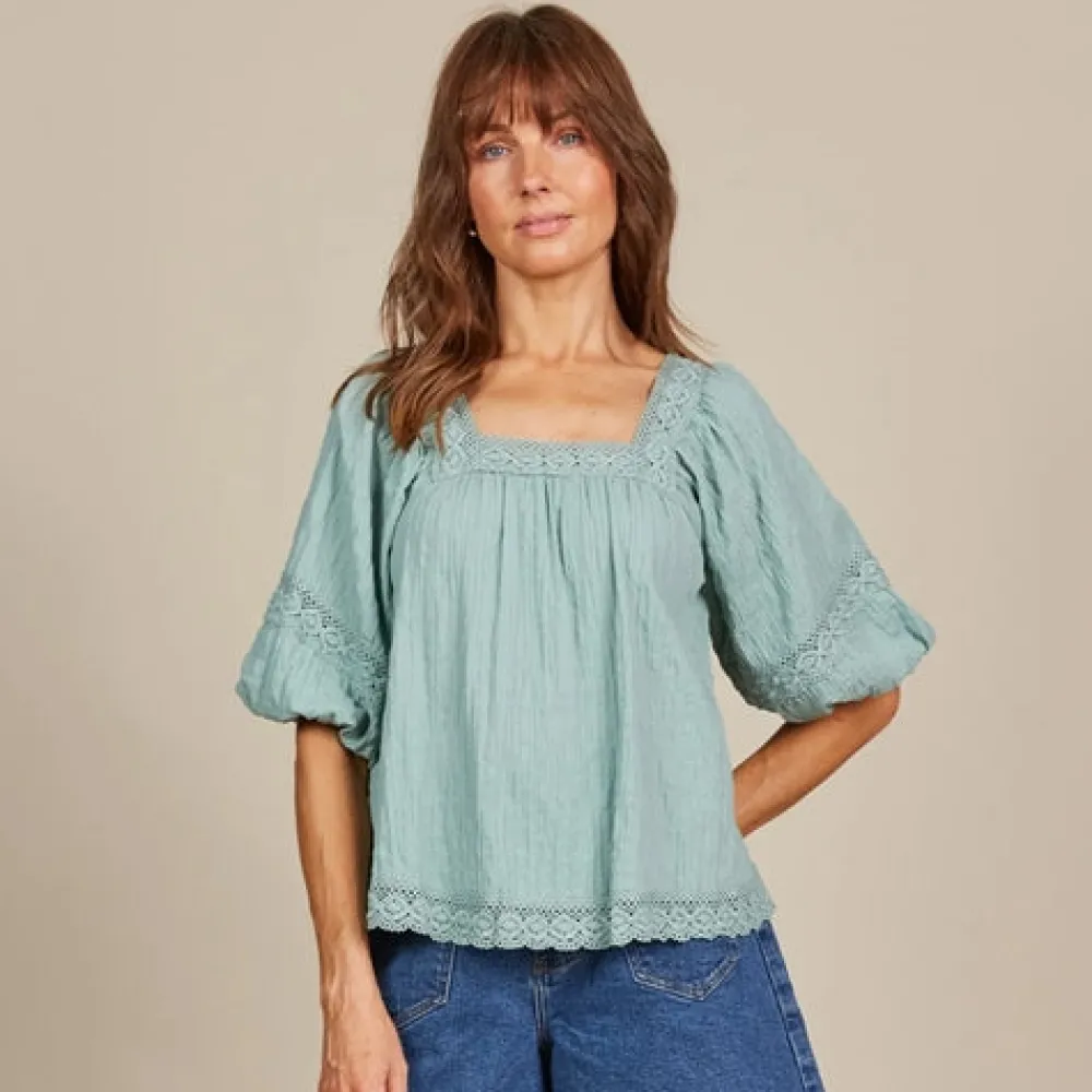 isle_of_mine_fleur_top__s_0.webp Isle Of Mine Fleur Top - Seafoam Sale