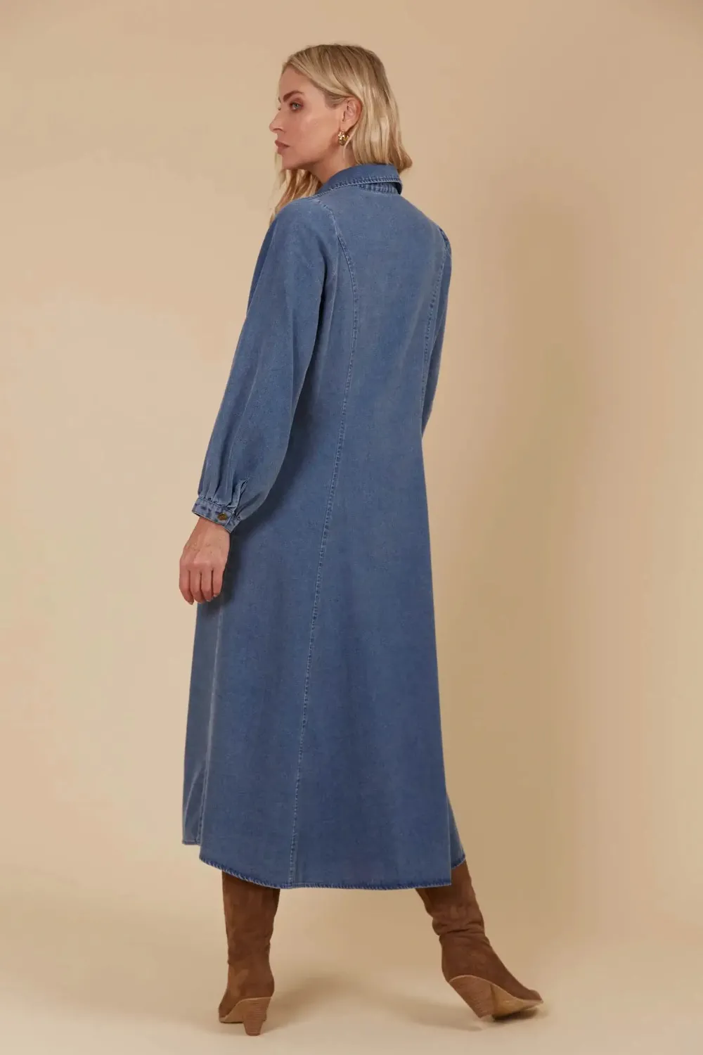 isle_of_mine_freya_dress__3.webp Isle Of Mine Freya Dress - Denim Sale
