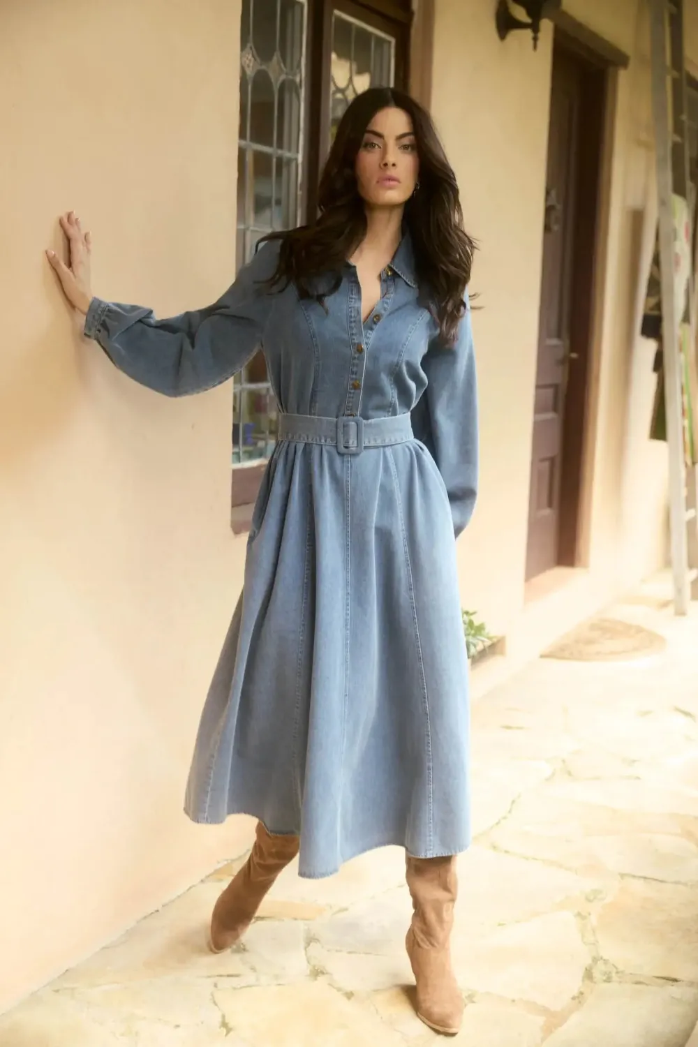 isle_of_mine_freya_dress__5.webp Isle Of Mine Freya Dress - Denim Sale
