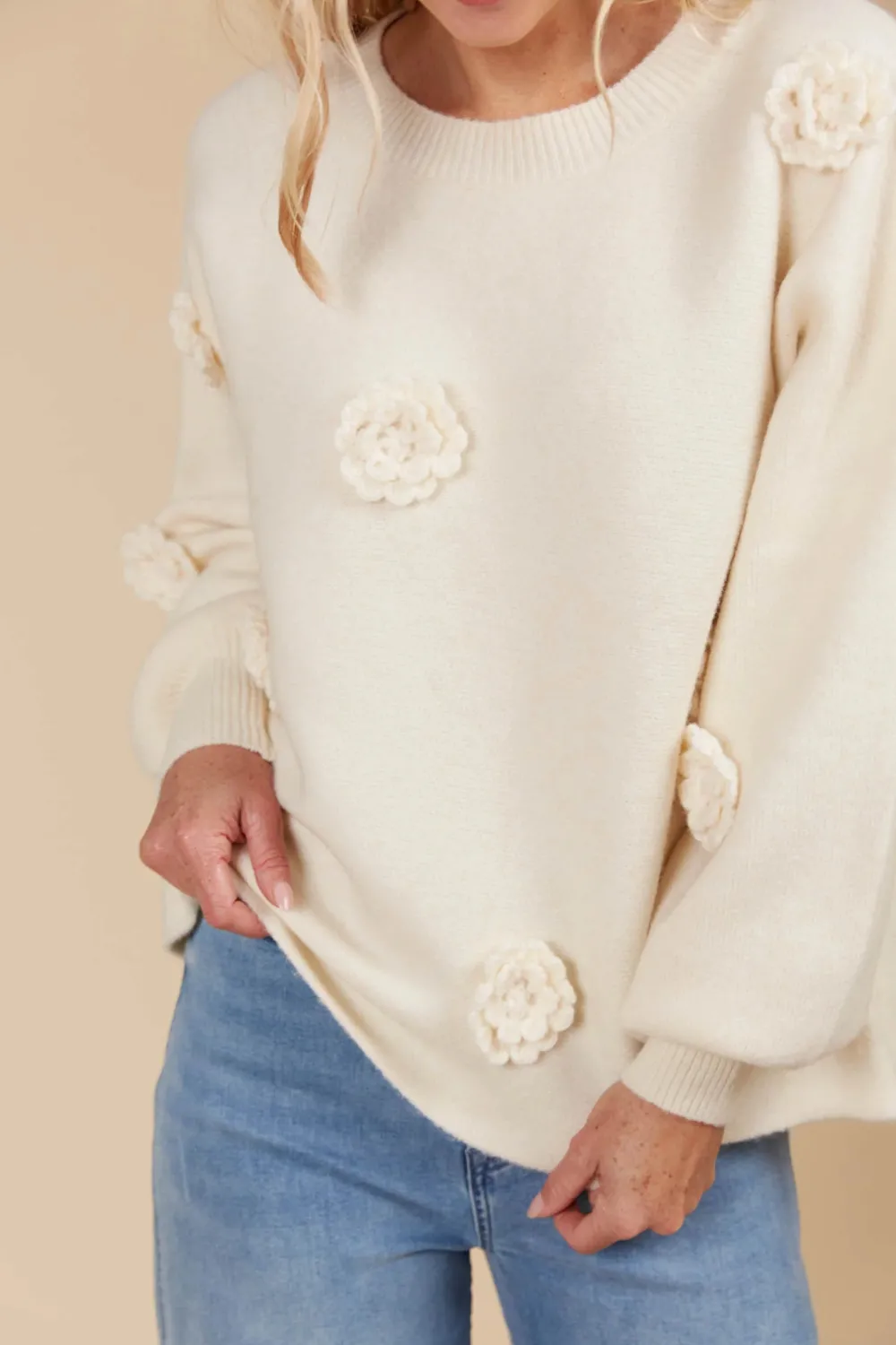 isle_of_mine_miru_flower__4.webp Isle Of Mine Miru Flower Jumper- Canvas Fashion