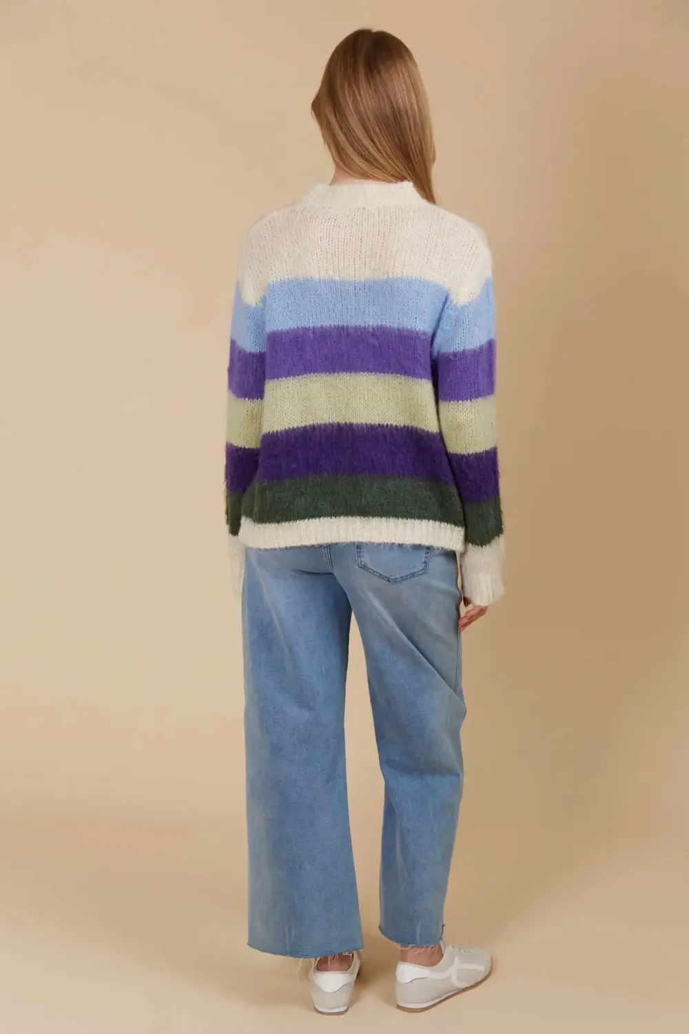 isle_of_mine_pallas_strip_3.webp Isle Of Mine Pallas Stripe Jumper - Violet Clearance