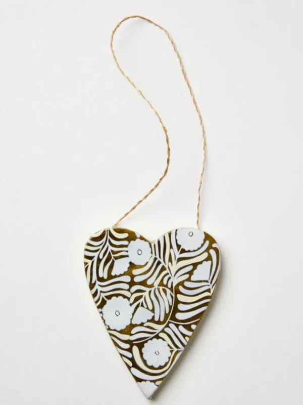 Jones & Co Jones and Co Folksy Heart Green Online