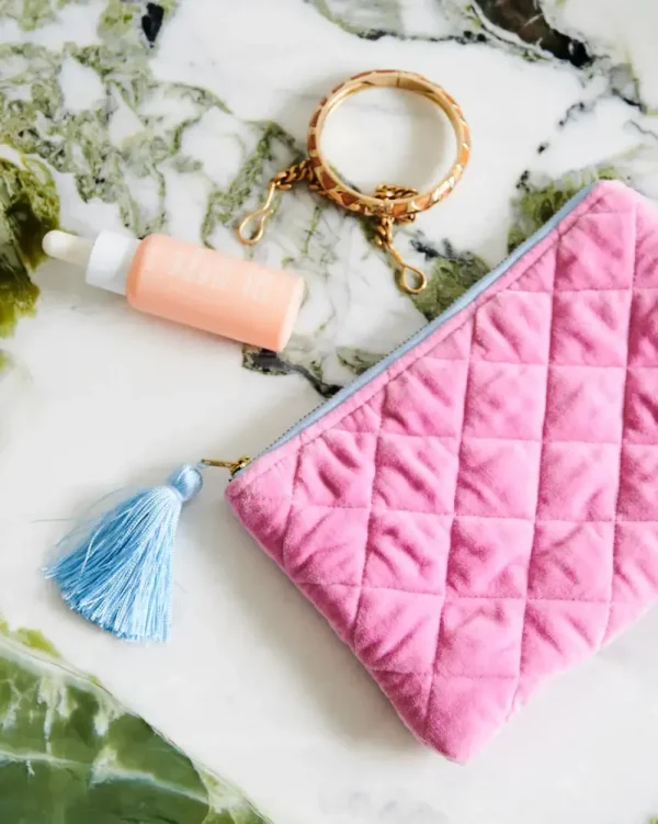 Kip & Co Candy Crush Velvet Cosmetics Purse Hot