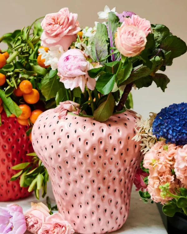 Kip & Co Pink Pineberry Vase Clearance
