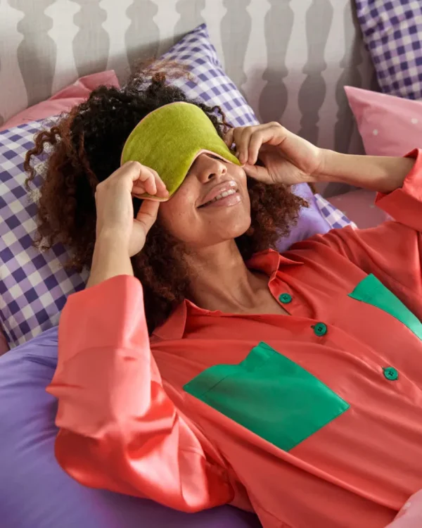 Kip & Co Tuscan Sunset Velvet Eye Mask Fashion