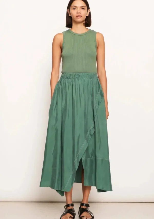POL Vault Wrap Skirt - Green Discount