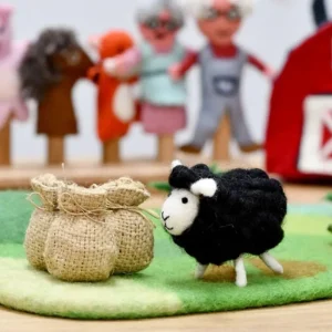 Tara Treasures Tara Treasure Felt Baa Baa Black Sheep Set Outlet