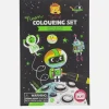 Tiger Tribe - Neon Colouring Set Outer Space Fashion