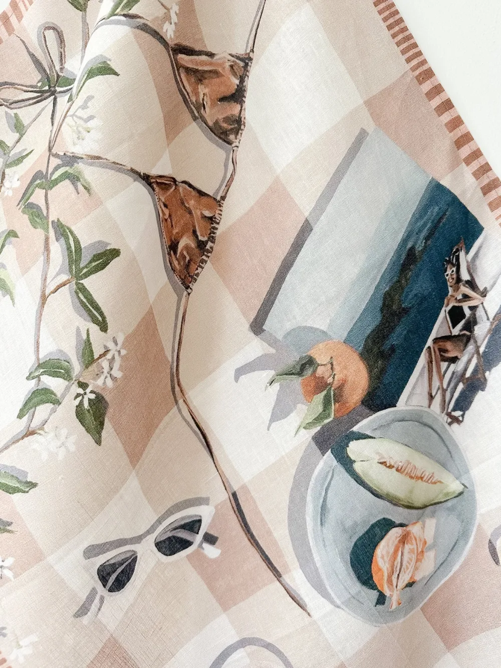 whitney_spicer_linen_tea__3.webp Whitney Spicer Linen Tea Towel - Tan Lines Sale
